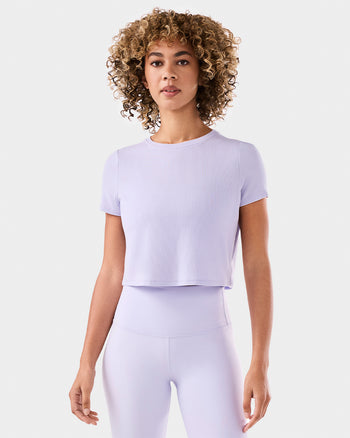 Ribbed Tee | Tops > Short Sleeve | Tavi – ToeSox | Tavi | Vooray