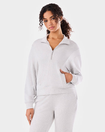 TaviLuxe® 3/4 Zip Cozy Fleece Pullover | Tops > Sweaters & Hoodies | Tavi – ToeSox | Tavi | Vooray