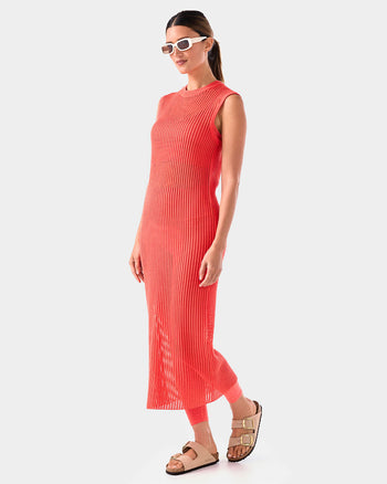 Retreat Sleeveless Open Knit Dress | Dress | Tavi – ToeSox | Tavi | Vooray