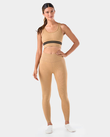 Seamless 7/8 Rib Leggings | Bottoms > Leggings | Tavi – ToeSox | Tavi | Vooray