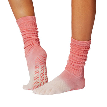 Full Toe Slouch Grip Socks | Socks > Grip | ToeSox – ToeSox | Tavi | Vooray